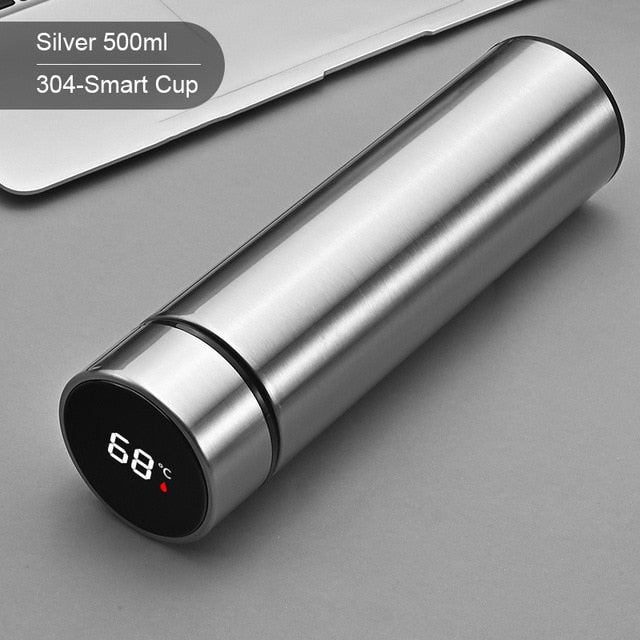 Smart Stainless Steel Thermos - gadgetsry